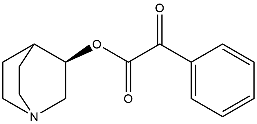 Benzeneacetic acid, α-oxo-, (3R)-1-azabicyclo[2.2.2]oct-3-yl ester