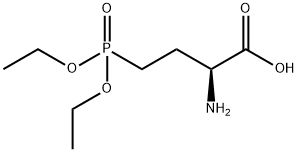 (S)-2-Amino-4-(diethoxyphosphoryl)butanoic acid Struktur