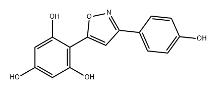 1,3,5-Benzenetriol, 2-[3-(4-hydroxyphenyl)-5-isoxazolyl]-