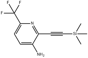 3-Pyridinamine, 6-(trifluoromethyl)-2-[2-(trimethylsilyl)ethynyl]-