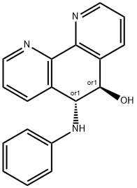 1,10-Phenanthrolin-5-ol, 5,6-dihydro-6-(phenylamino)-, (5R,6R)-rel-