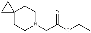 6-?Azaspiro[2.5]?octane-?6-?acetic acid, ethyl ester 结构式