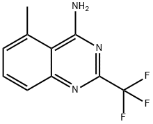 5-Methyl-2-(trifluoromethyl)quinazolin-4-amine 结构式