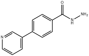 4-(3-Pyridinyl)benzoic acid hydrazide Structure