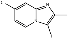 7-chloro-3-iodo-2-methylimidazo[1,2-a]pyridine Struktur