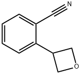 Benzonitrile, 2-(3-oxetanyl)- Struktur