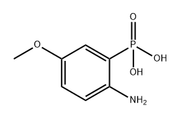 Phosphonic acid, P-(2-amino-5-methoxyphenyl)- Struktur