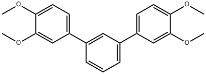 1,1':3',1''-Terphenyl, 3,3'',4,4''-tetramethoxy- Structure