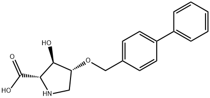 (2S,3R,4R)-3-hydroxy-4-o-methyl-p-biphenyl-proline,1426535-04-7,结构式