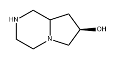 Pyrrolo[1,2-a]pyrazin-7-ol, octahydro-, (7R)- Structure
