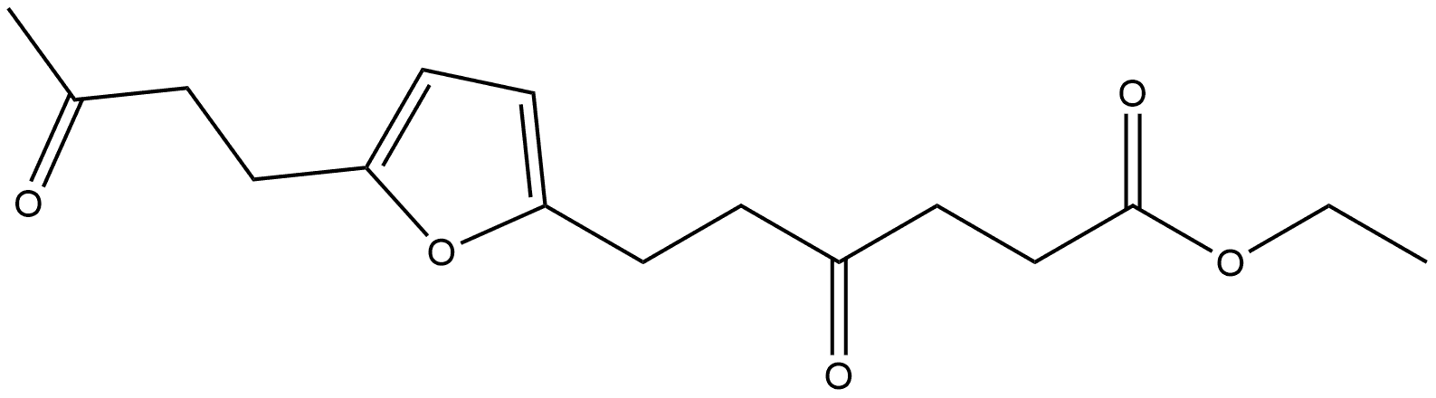 2-Furanhexanoic acid, γ-oxo-5-(3-oxobutyl)-, ethyl ester