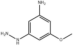 3-Amino-5-methoxyphenylhydrazine Struktur