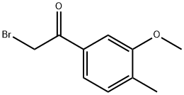 ETHANONE, 2-BROMO-1-(3-METHOXY-4-METHYLPHENYL)- 结构式