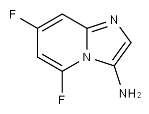 5,7-difluoroimidazo[1,2-a]pyridin-3-amine Struktur
