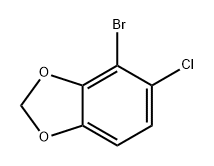 1,3-Benzodioxole, 4-bromo-5-chloro- Struktur