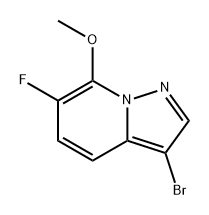 Pyrazolo[1,5-a]pyridine, 3-bromo-6-fluoro-7-methoxy- Structure