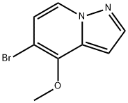 5-溴-4-甲氧基吡唑并[1,5-A]吡啶, 1427415-37-9, 结构式