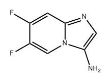 6,7-difluoroimidazo[1,2-a]pyridin-3-amine 结构式