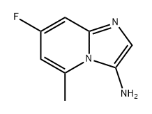 7-fluoro-5-methylimidazo[1,2-a]pyridin-3-amine 结构式