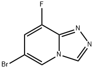 1,2,4-Triazolo[4,3-a]pyridine, 6-bromo-8-fluoro- Structure