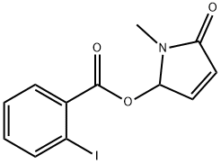 Benzoic acid, 2-iodo-, 2,5-dihydro-1-methyl-5-oxo-1H-pyrrol-2-yl ester 结构式