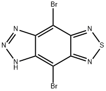 5H-[1,2,3]Triazolo[4,5-f]-2,1,3-benzothiadiazole, 4,8-dibromo- Structure