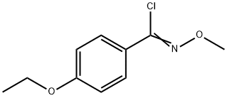 Benzenecarboximidoyl chloride, 4-ethoxy-N-methoxy-