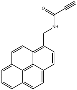 N-(芘-1-甲基)丙酰胺 结构式