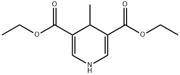 4-甲基-1,4-二氢吡啶-3,5-二羧酸二乙酯, 14287-15-1, 结构式