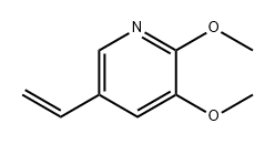 Pyridine, 5-ethenyl-2,3-dimethoxy- Struktur