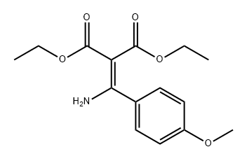 Propanedioic acid, 2-[amino(4-methoxyphenyl)methylene]-, 1,3-diethyl ester