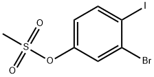 Phenol, 3-bromo-4-iodo-, 1-methanesulfonate Structure