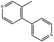 4,4'-Bipyridine, 3-methyl- Structure