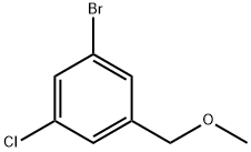 Benzene, 1-bromo-3-chloro-5-(methoxymethyl)- Struktur