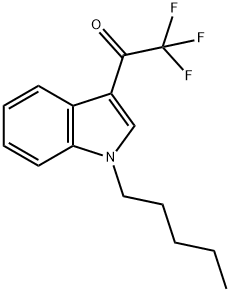 Ethanone, 2,2,2-trifluoro-1-(1-pentyl-1H-indol-3-yl)-