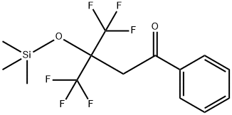 1-Butanone, 4,4,4-trifluoro-1-phenyl-3-(trifluoromethyl)-3-[(trimethylsilyl)oxy]-