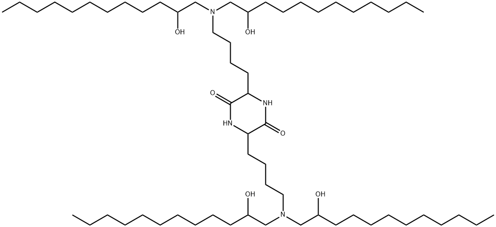 2,5-Piperazinedione, 3,6-bis[4-[bis(2-hydroxydodecyl)amino]butyl]-|CKK-E12(MD-1)