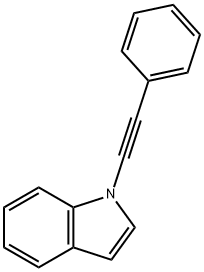 1H-Indole, 1-(2-phenylethynyl)-,1432655-32-7,结构式