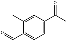 4-乙酰基-2-甲基苯甲醛 结构式