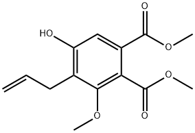 1,2-Benzenedicarboxylic acid, 5-hydroxy-3-methoxy-4-(2-propen-1-yl)-, 1,2-dimethyl ester