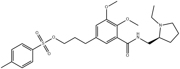 DMTS|(S)-N-[(1-ETHYL-2-PYRROLIDINYL)METHYL]-5-(3-TOLUENESULFONYLOXYPROPYL)-2,3-DIMETHOXYBENZAMIDE