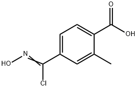 Benzoic acid, 4-[chloro(hydroxyimino)methyl]-2-methyl-