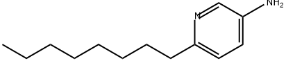 3-Pyridinamine, 6-octyl- Structure