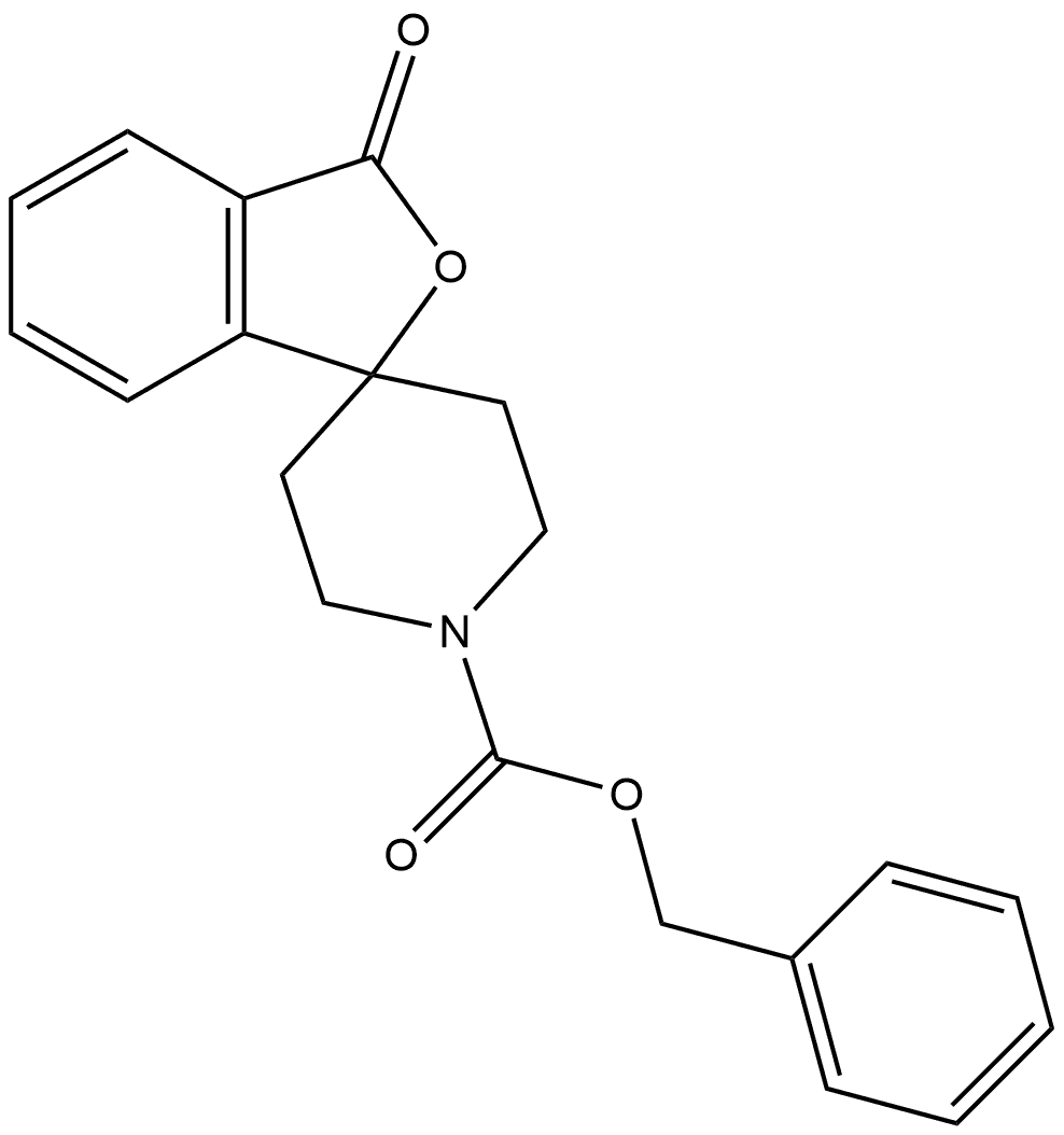 1’-Cbz-3H-spiro[isobenzofuran-1,4’-piperidin]-3-one Struktur