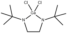 N,N'-Di-t-butylethylenediaminogermanium dichloride 结构式