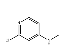 2-氯-N,6-二甲基吡啶-4-胺, 1439923-20-2, 结构式