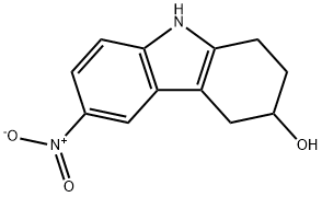 1H-Carbazol-3-ol, 2,3,4,9-tetrahydro-6-nitro- Struktur