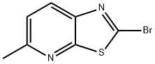 Thiazolo[5,4-b]pyridine, 2-bromo-5-methyl- Structure