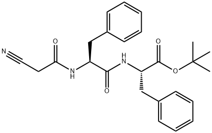 L-Phenylalanine, N-[N-(cyanoacetyl)-L-phenylalanyl]-, 1,1-dimethylethyl ester (9CI)