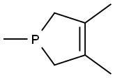 1H-Phosphole, 2,5-dihydro-1,3,4-trimethyl- Structure